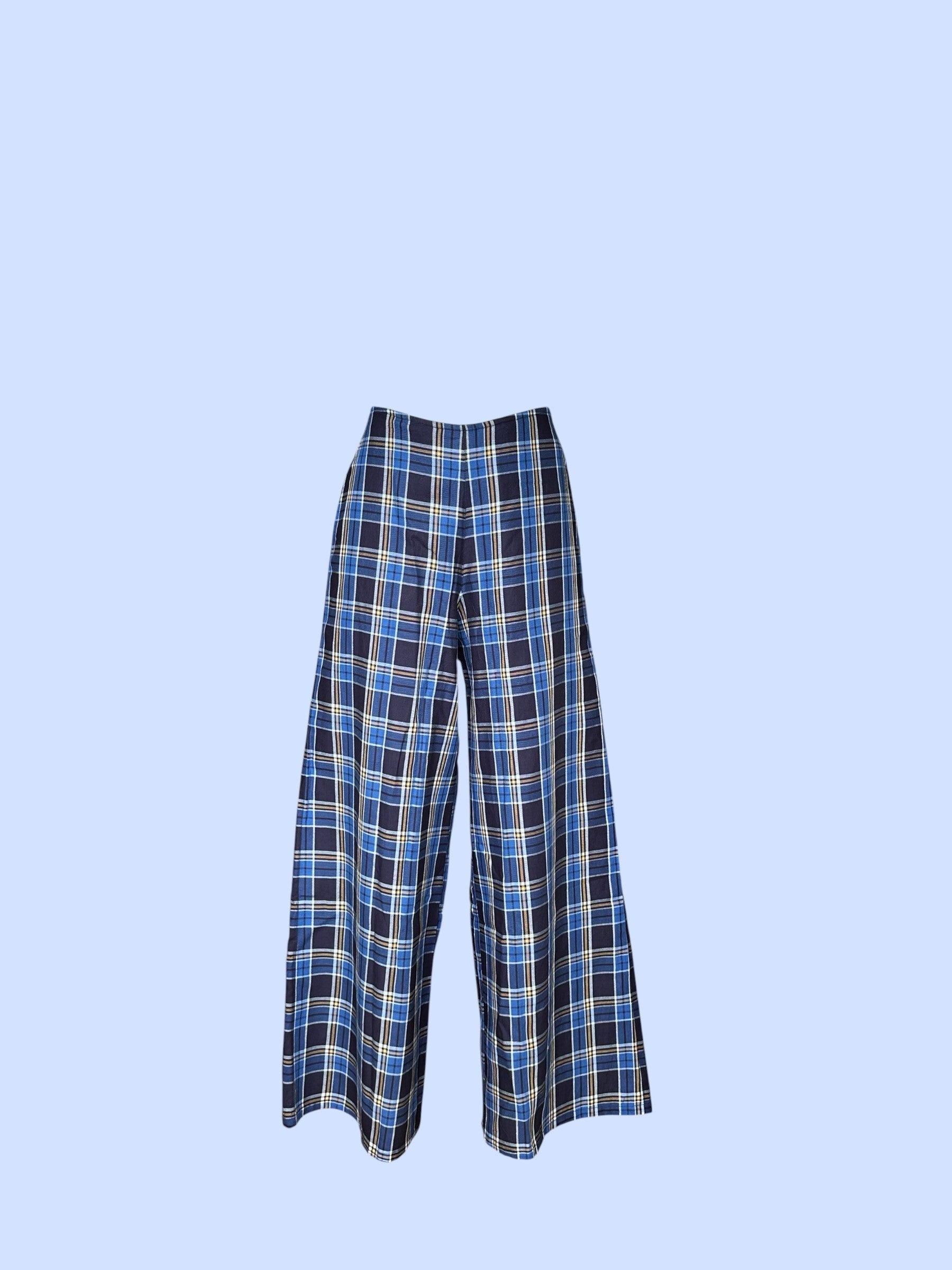 #1720 TROUSERS MANU PRINTED DENIM