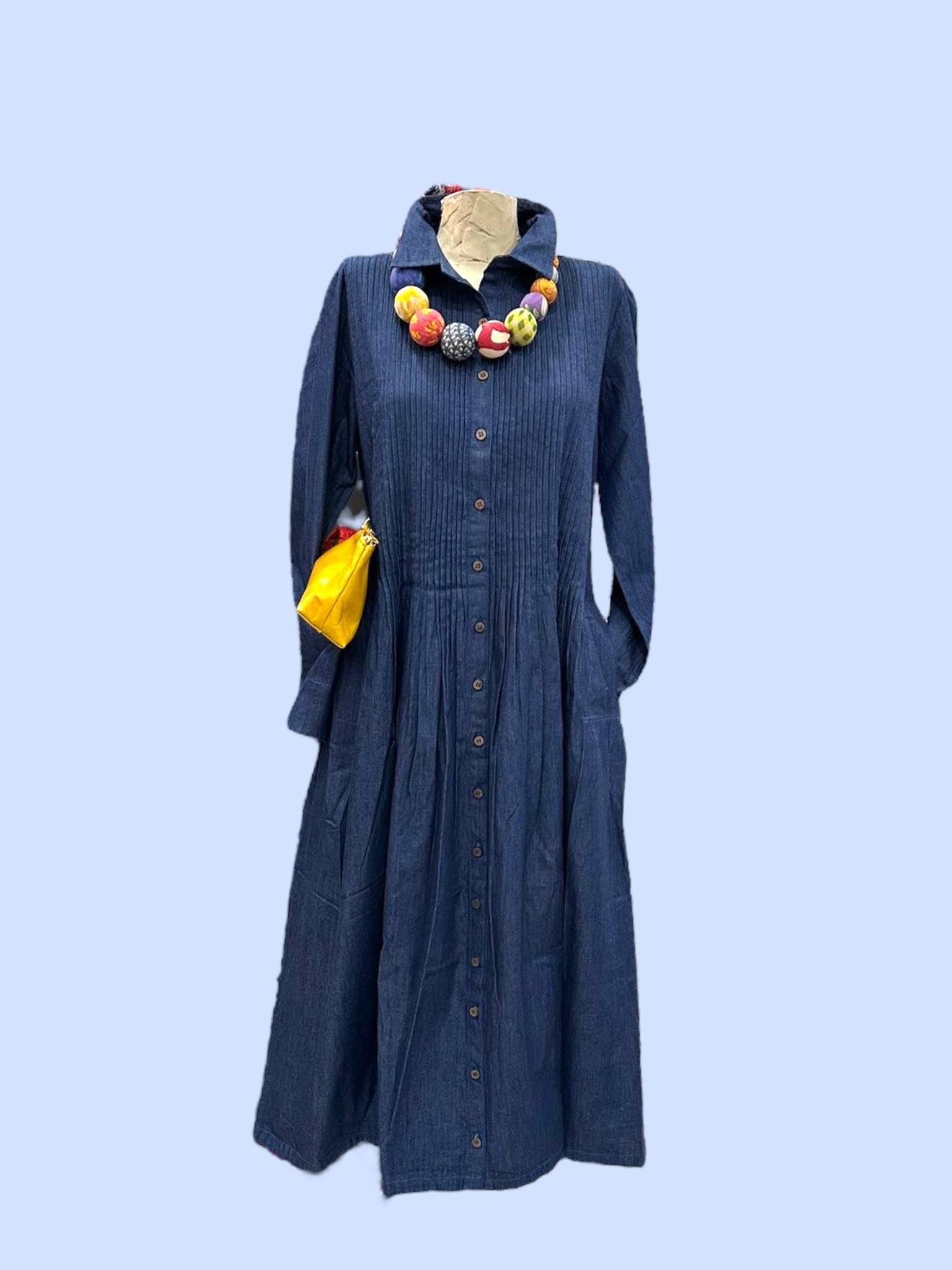 #1815 DENIM DRESS MANU