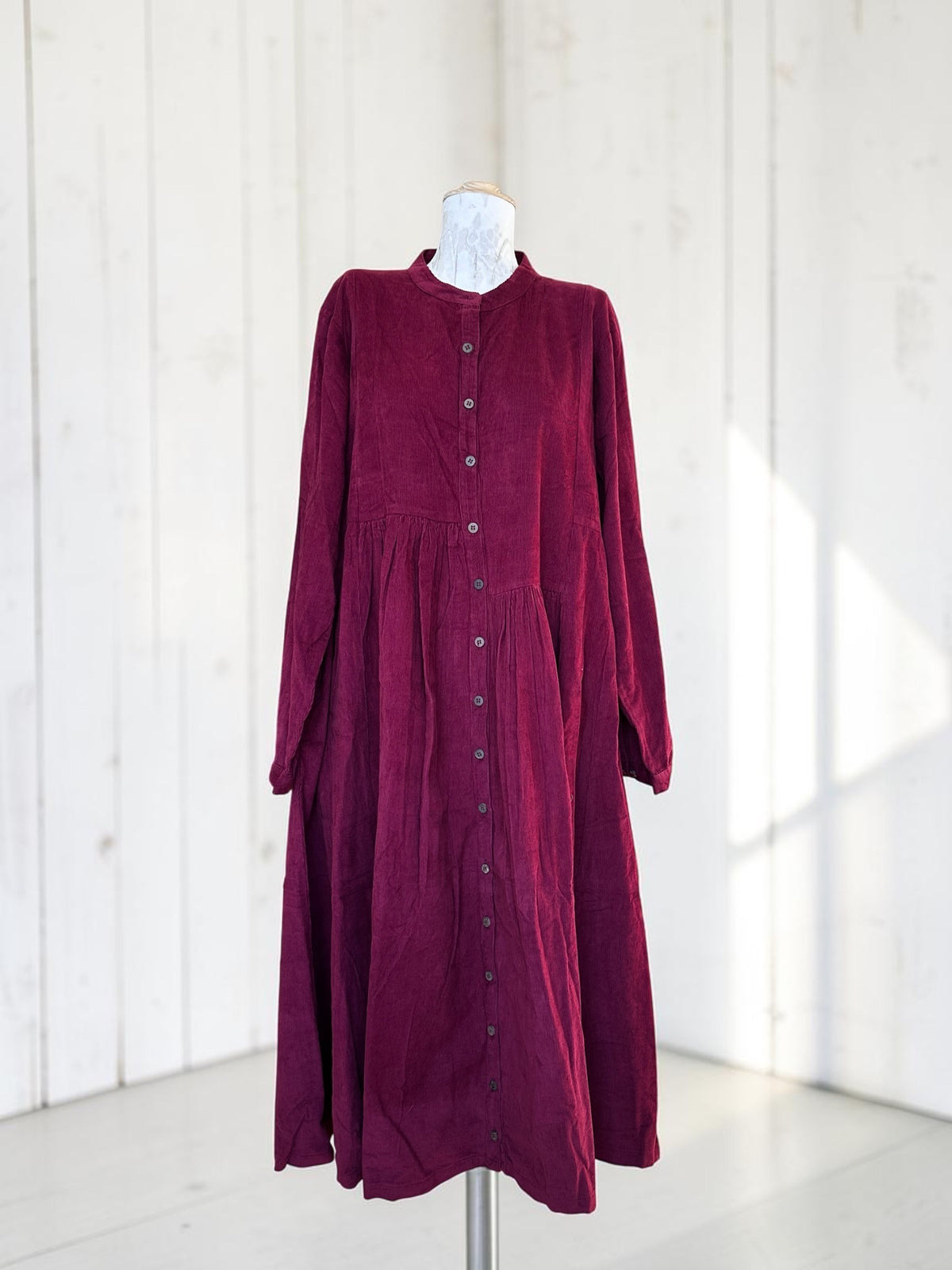 #85/2025 ROBE EN VELOURS CÔTELÉ SONIA