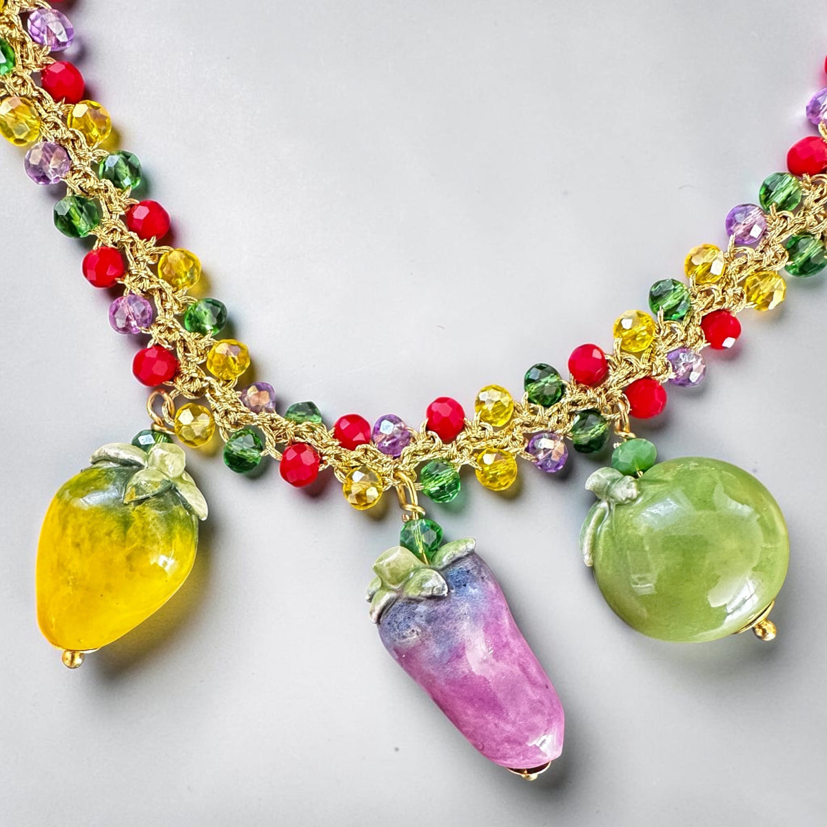 FRUIT SHORT NECKLACE