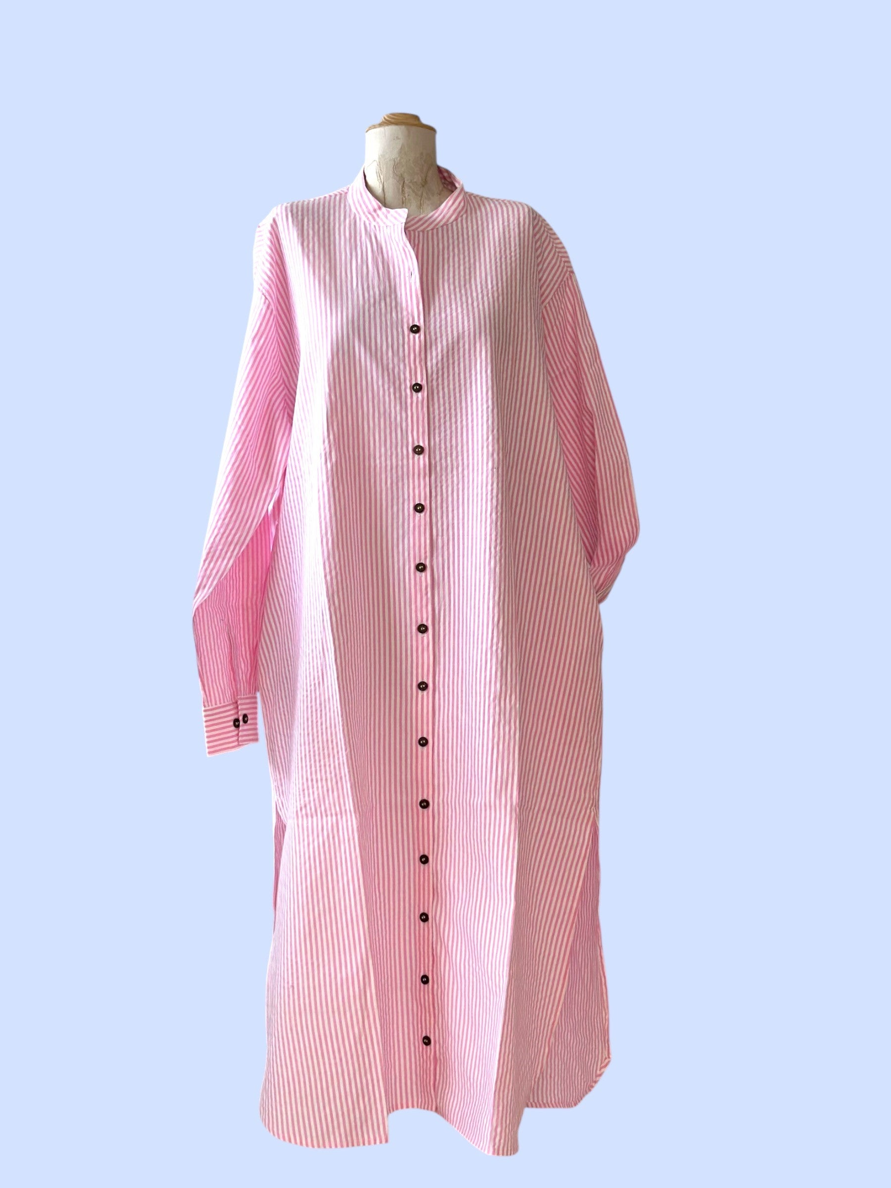 #103/2026 OVERSIZED SHIRT DRESS MANU