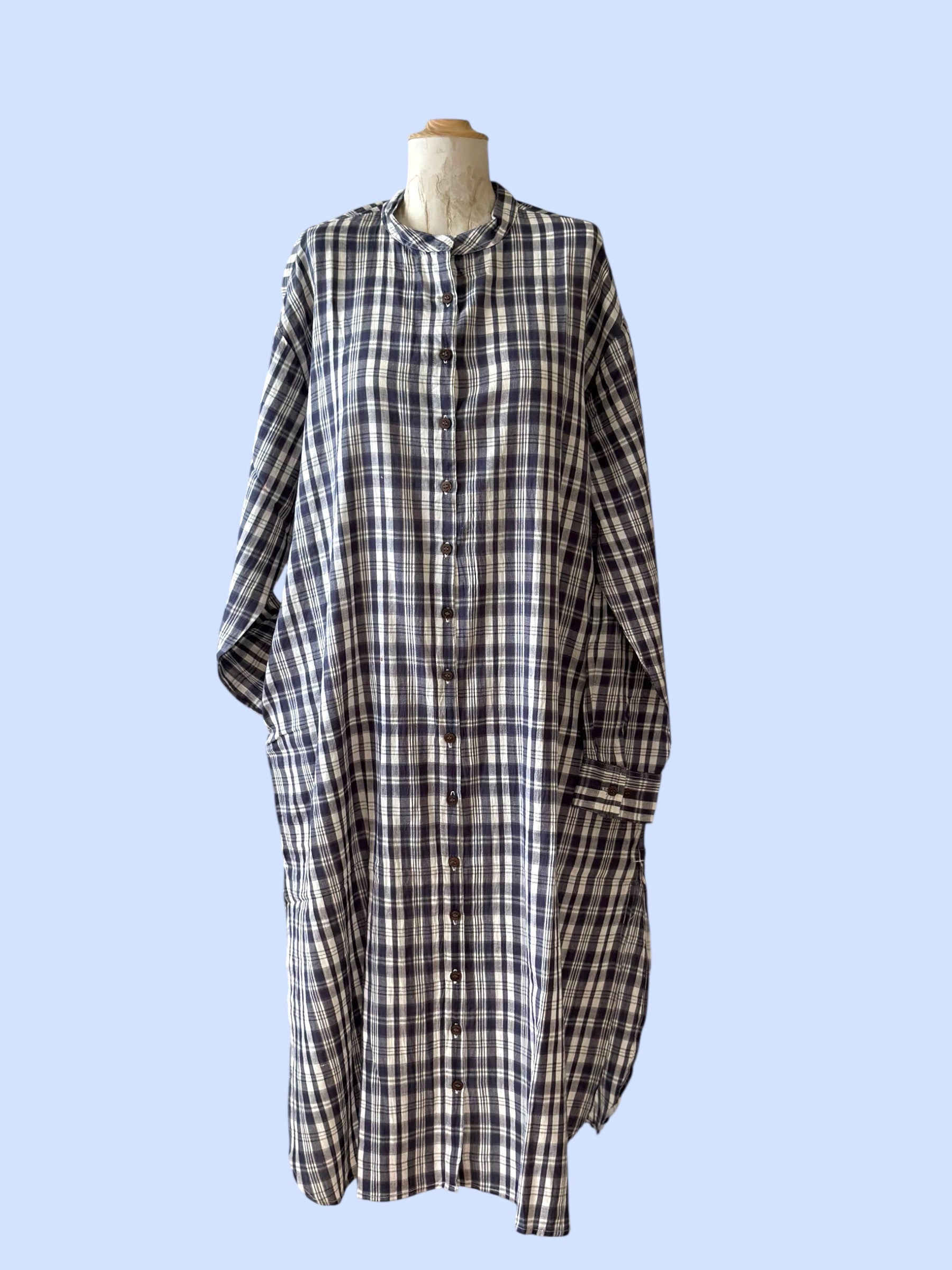 #103/2026 OVERSIZED SHIRT DRESS MANU