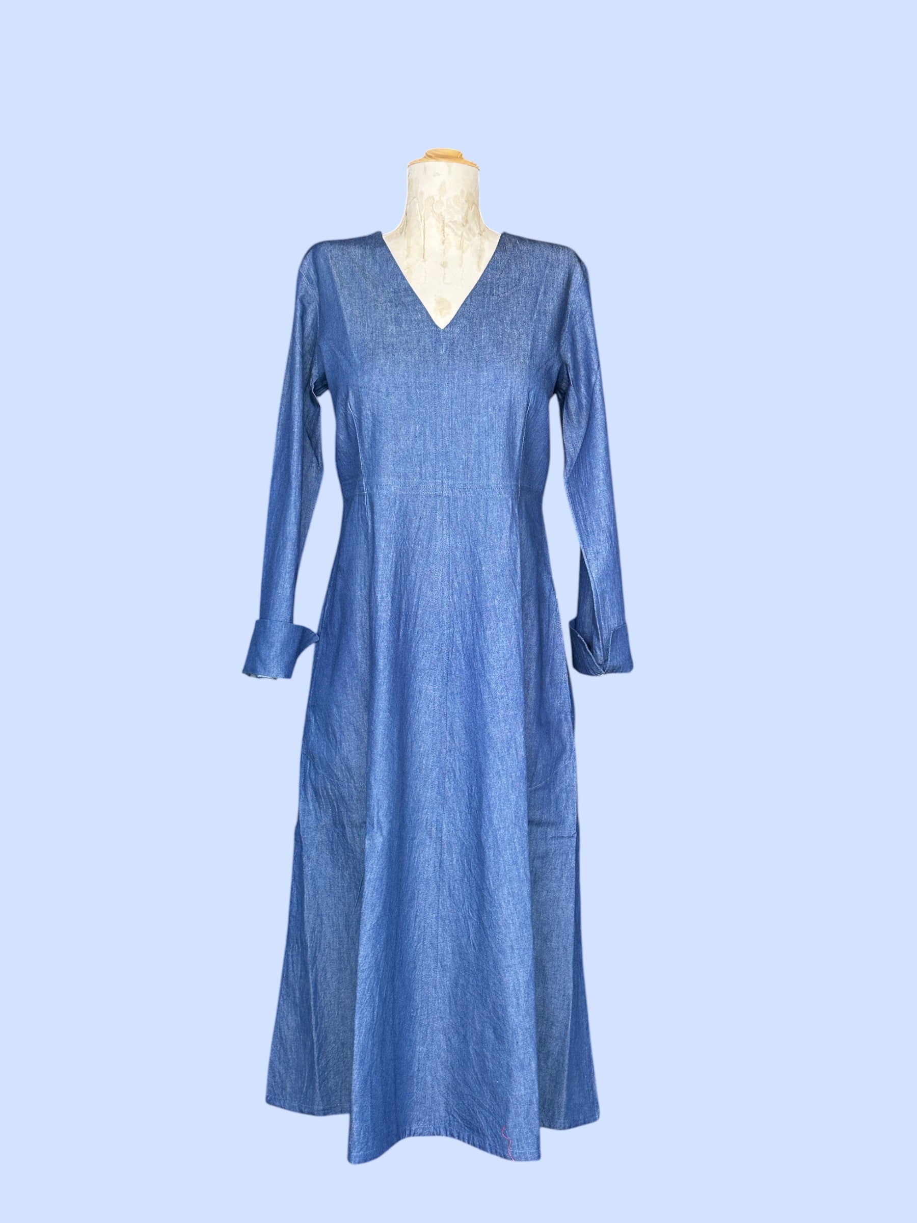 #1803B DENIM DRESS KIM