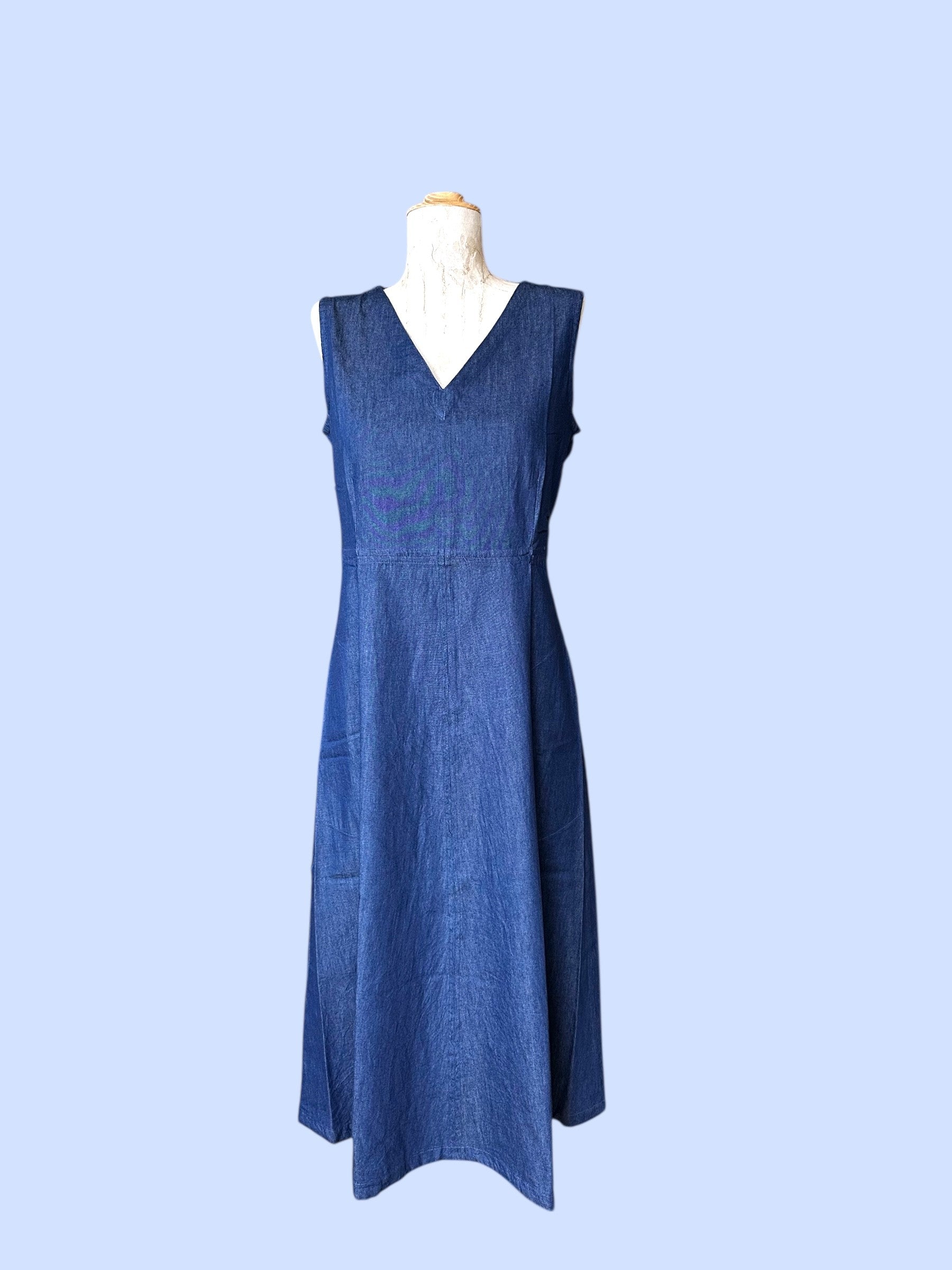 #1803B DENIM DRESS KIM W/S